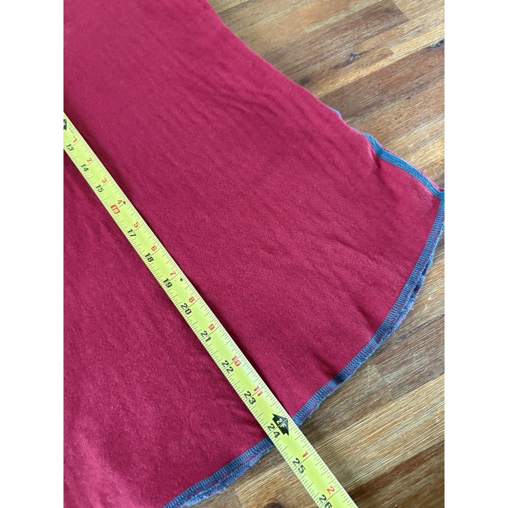 Alp-n-Rock Ladies Madeline Henley Shirt Women's Extra Small Deep Red Embroidered - Picture 11 of 16